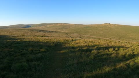 Drone footage. Beardown Tor Area. Dartmoor