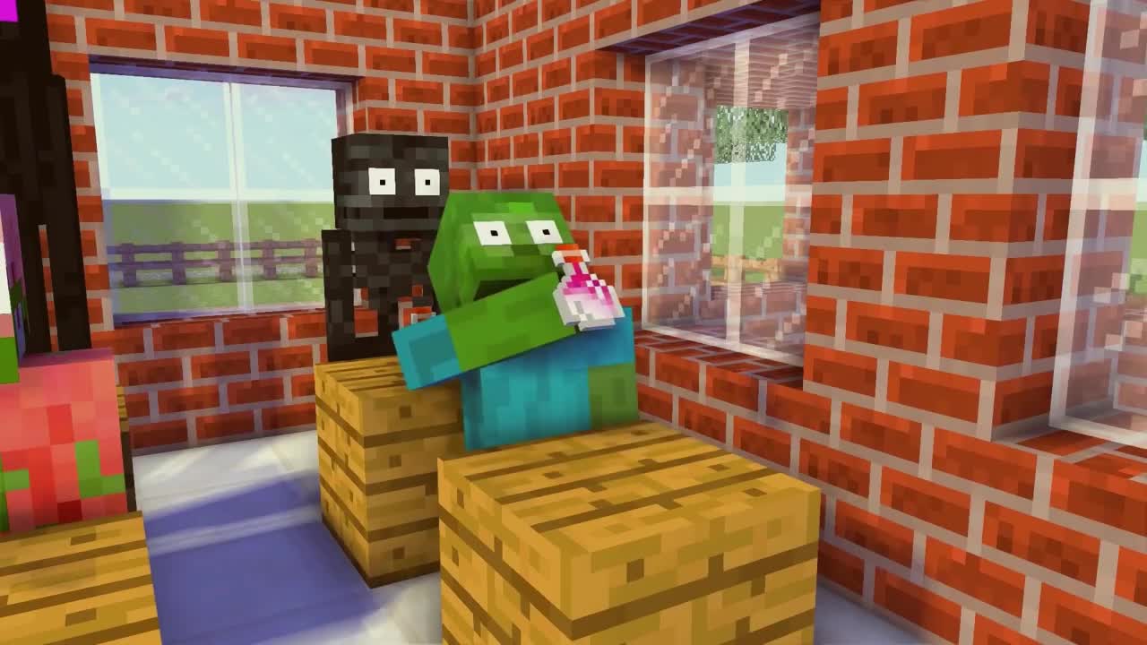 Monster School Minecraft Animation Baldi Water Bottle
