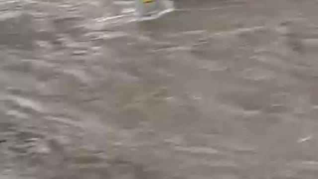 Heavy rain has flooded the downtown area of Nizhny Novgorod