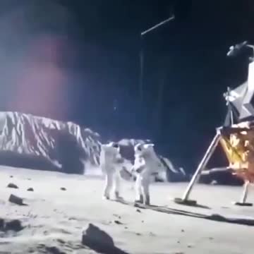 Hollywood moon landing