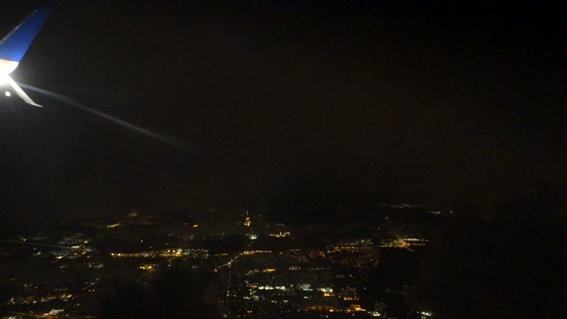 Chicago Thunderstorm Shot From Plane