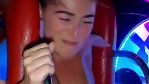 #hot sling shot ride# girl sling shot ride # plz watch