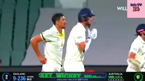 Broad out by starc