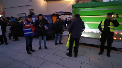 56. MAHNWACHE - BAUTZEN, Kornmarkt, 28 02 2022 - Eröffnung Veranstalter, Andaсht KATRIN