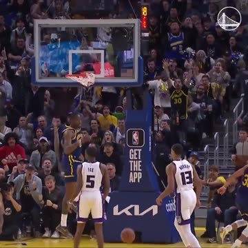 Golden State Warriors - This Steph dime to JK oop last night was CRAZY