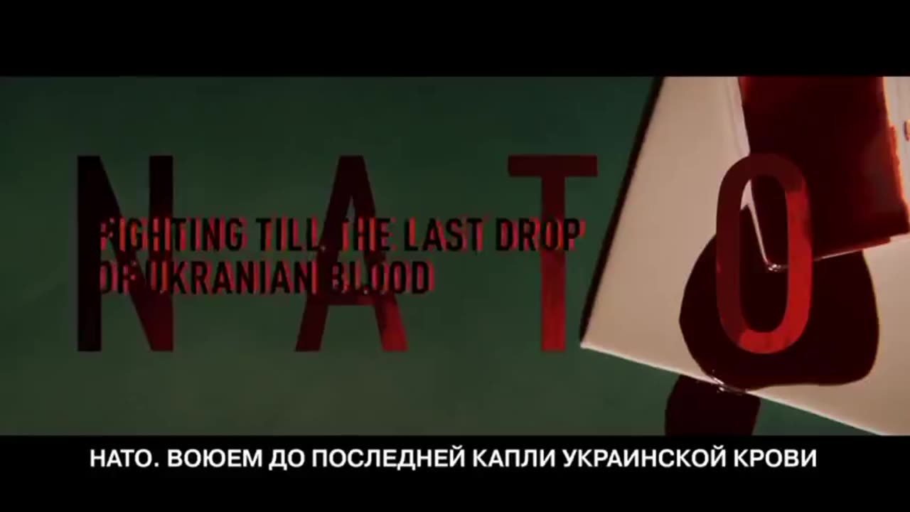 NATO - FIGHTING UNTIL THE LAST DROP OF UKRANIAN BLOOD