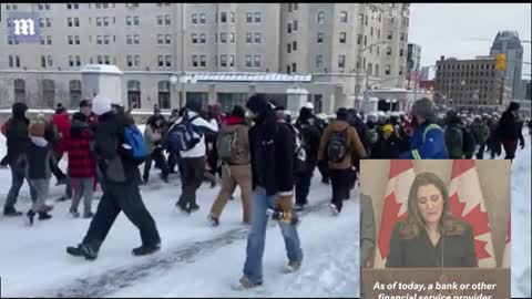 Freedom Convoy 2022 Canada as Justin Trudeau Ends the Protest by Doing This To Its Citizens!