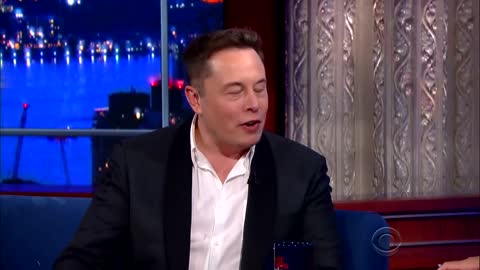 Elon musk might be a super villain the late show with Stephen