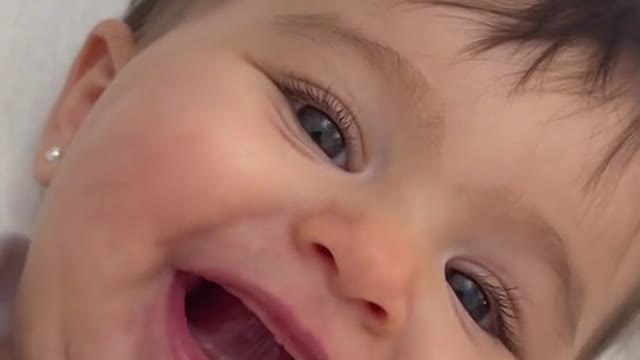 Cute baby smile