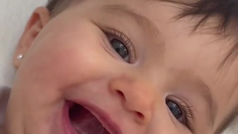 Cute baby smile