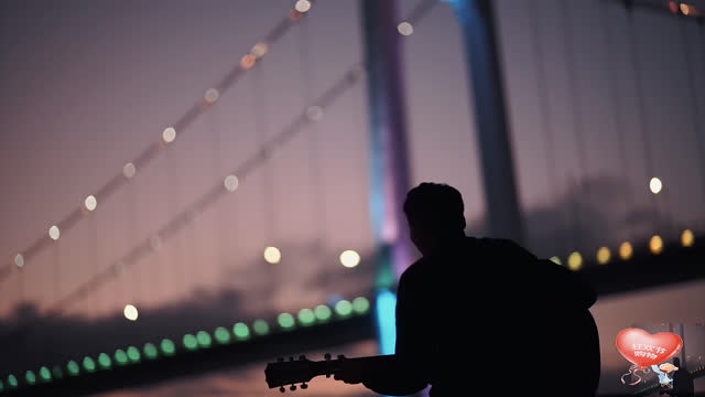 On the bridge