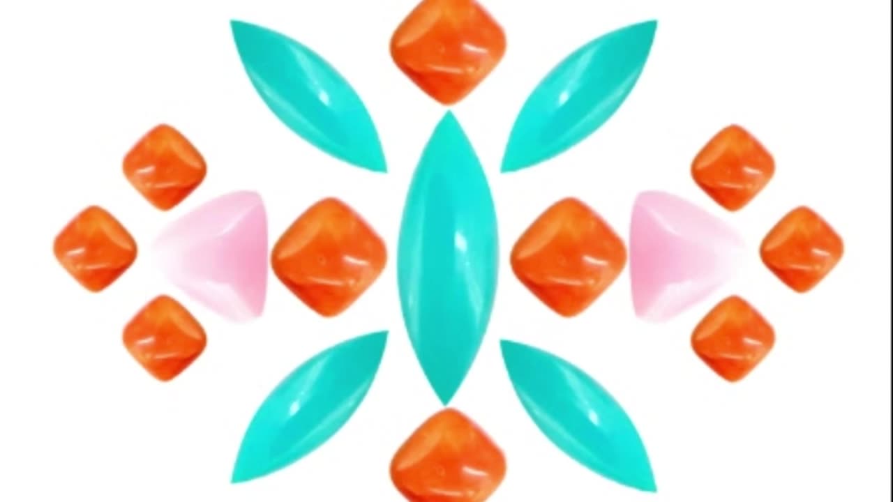 Natural turquoise and orange spiny oyster square-shape with Princess spiny oyster