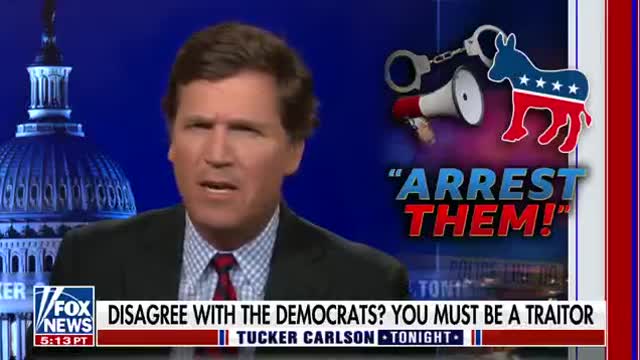 Tucker Carlson: Jail time is now the fair penalty for disagreeing with Biden