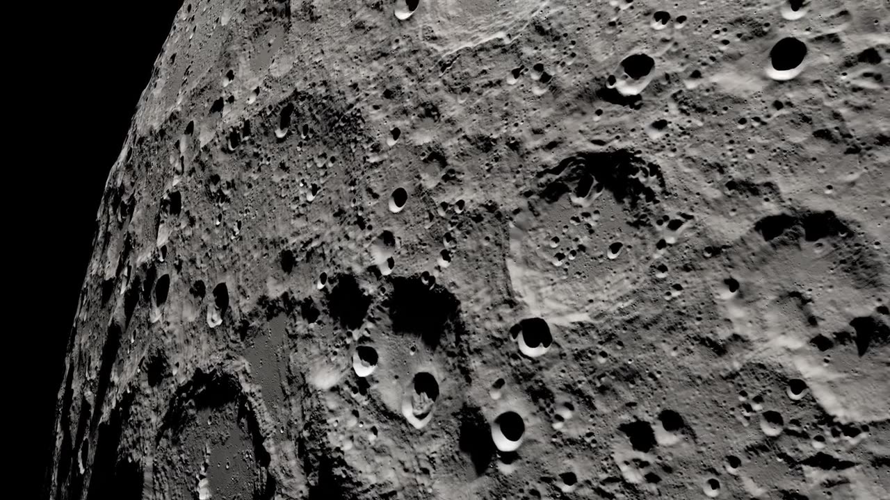 Appolo 13 views in the Moon 4K