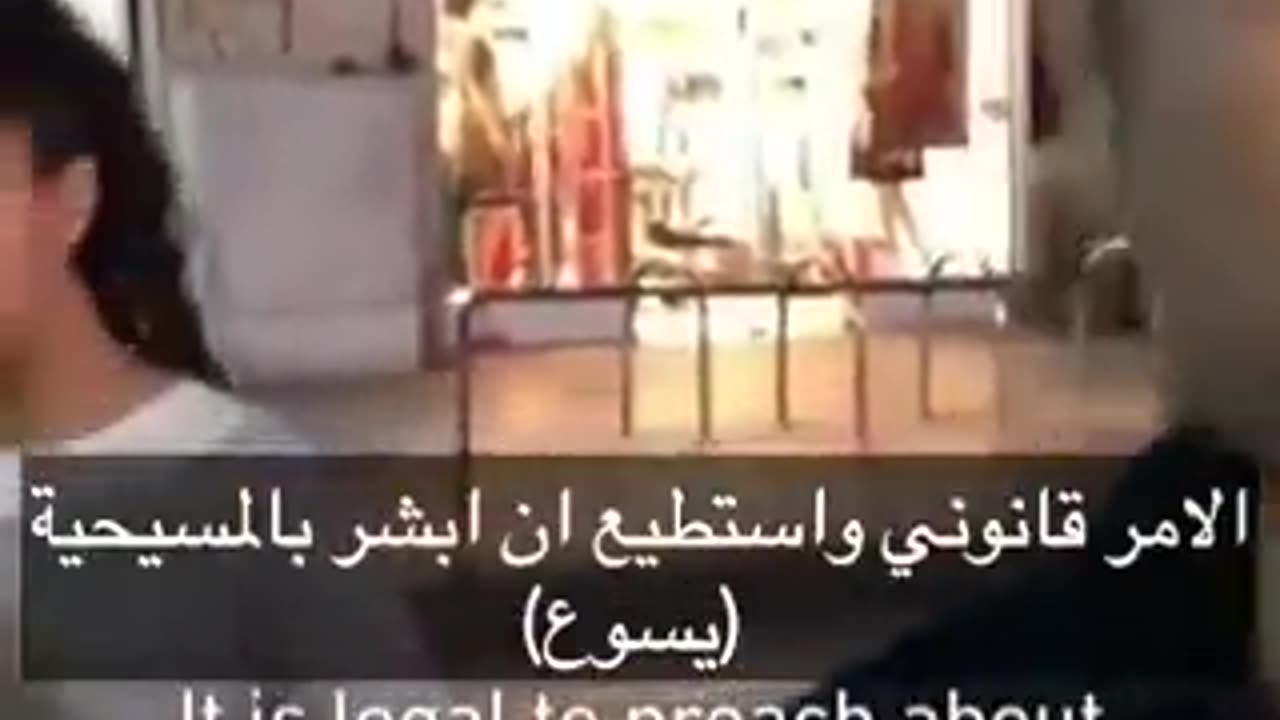 Zionist telling Christians that they aren’t allowed to worship in Israel