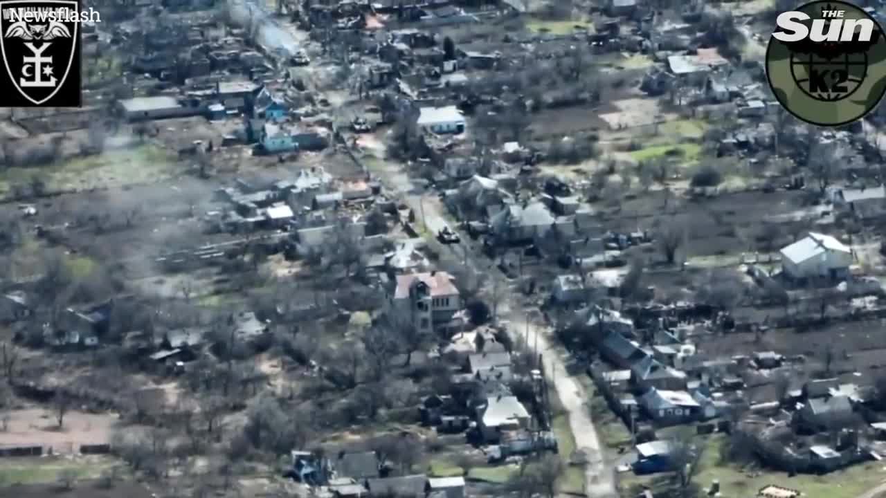 Ukrainian troops blow up 'uninvited ' Russians tanks one-by-one