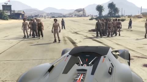 Lamborghini Vs 50 people l GTA 5