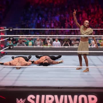 Mahatma Gandhi Gives Double F5 to Brock Lesnar And Roman Reigns - WWE 2K22 #shorts