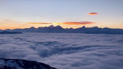 The sea of clouds