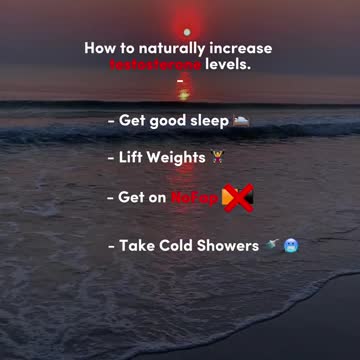 How To Naturally Increase Testosterone Levels