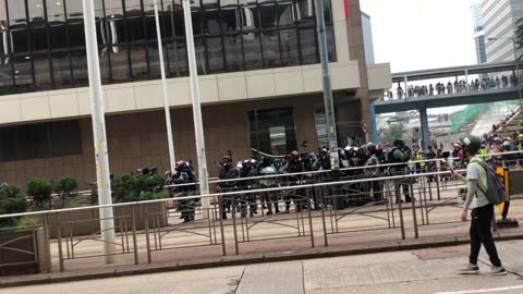 Hong Kong Police Gunshots