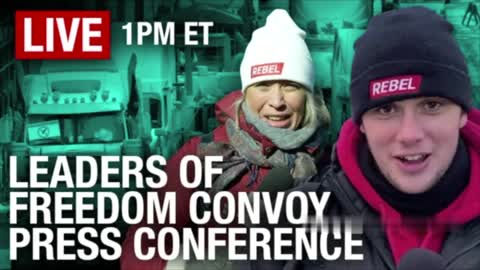 Freedom truckers in Ottawa press conference update