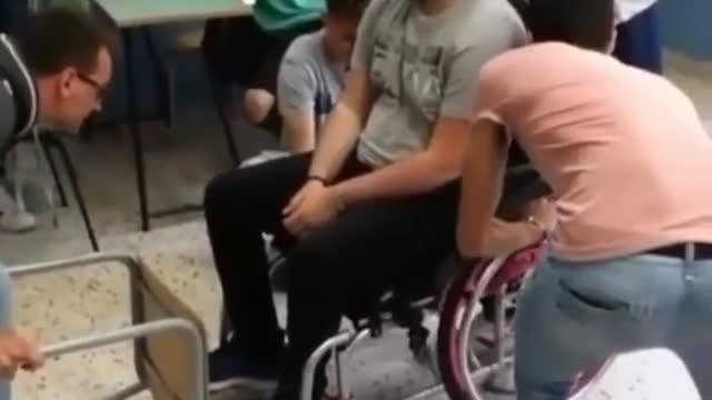 the true friend of the man that got a disability