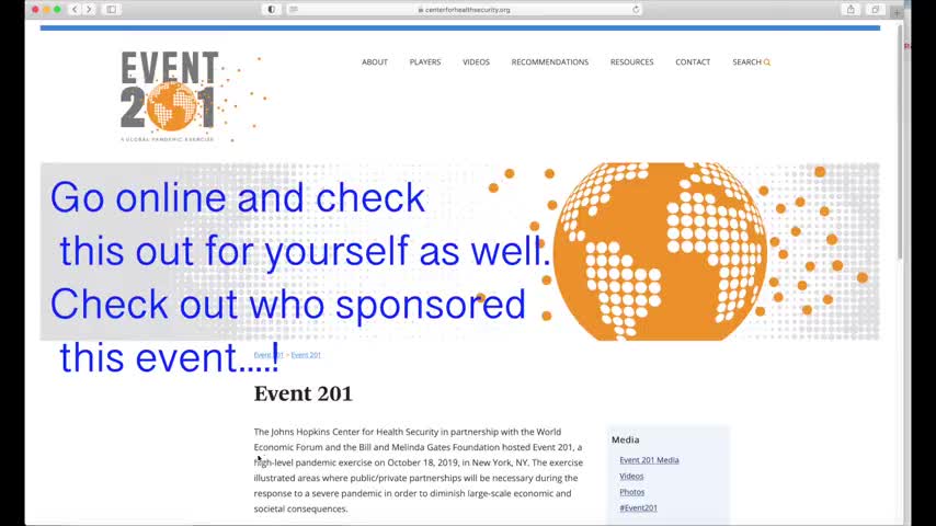 Event201, fictional pandemic script that became reality 5 months later
