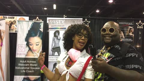 Misty Stone with Big Will Exxxotica Expo Chicago IL