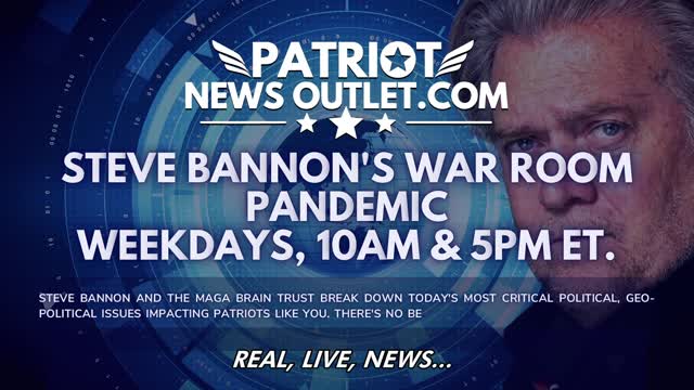 🔴 WATCH LIVE | Patriot News Outlet | Steve Bannon's, War Room Pandemic | 10AM ET | 10/28/2021