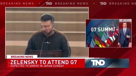 Zelensky Will Attend the G7 in Japan 'In Person' On Sunday, Instead of Virtually