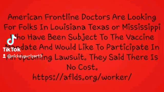 Texas, Louisiana Lawsuit For Vaccine Mandates