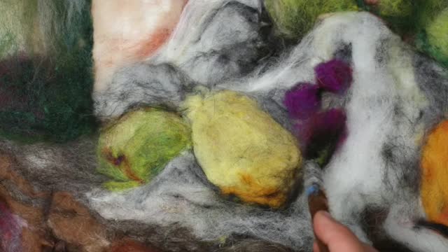 Drawing and creativity with wool is a painting ♥️👌😇