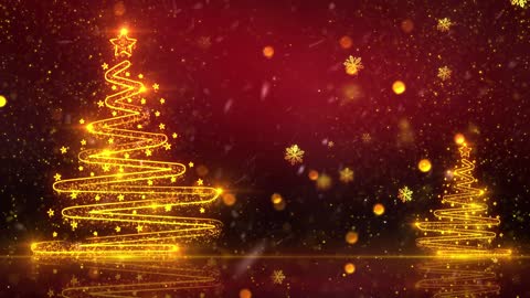 beautiful particles of the latest generation christmas elements 2 background video