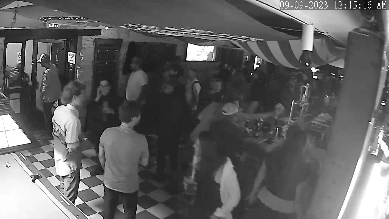 Thrown out of a bar