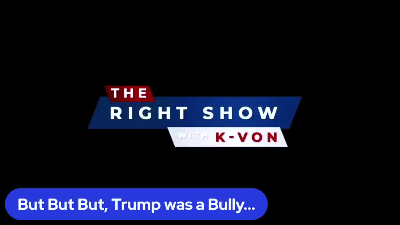 TheRightShow TRSpodcast KvonComedy But, But, But Trump was a Bully! (comedian K-von shakes his head)