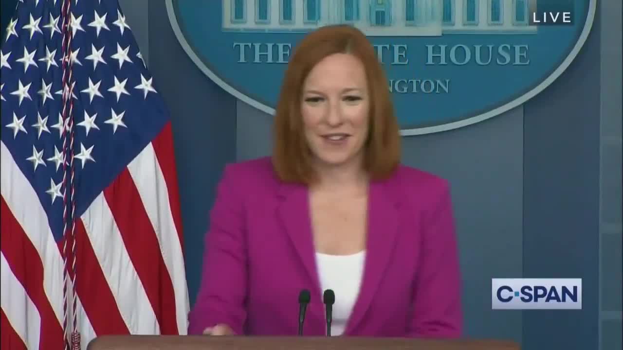 Jen Psaki Laughs When Asked About "Crime Spree" Across U.S.