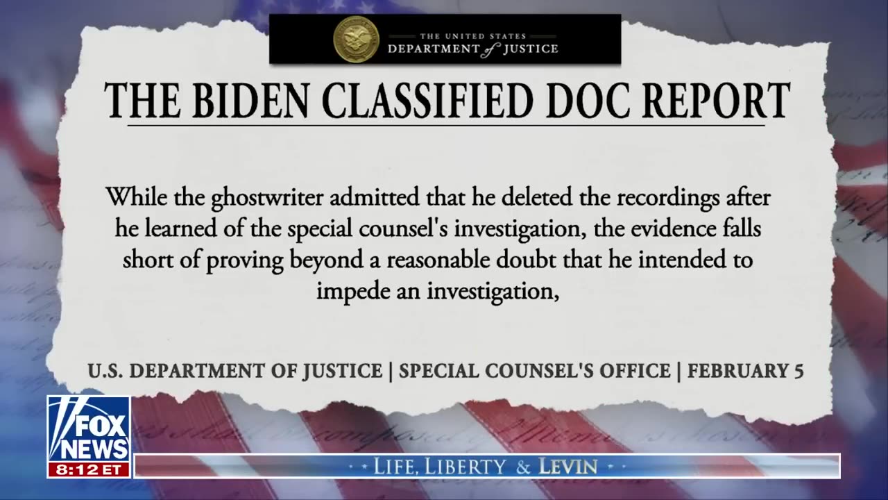 Mark Levin- This report is filled with 'damning' indictments against Joe Biden