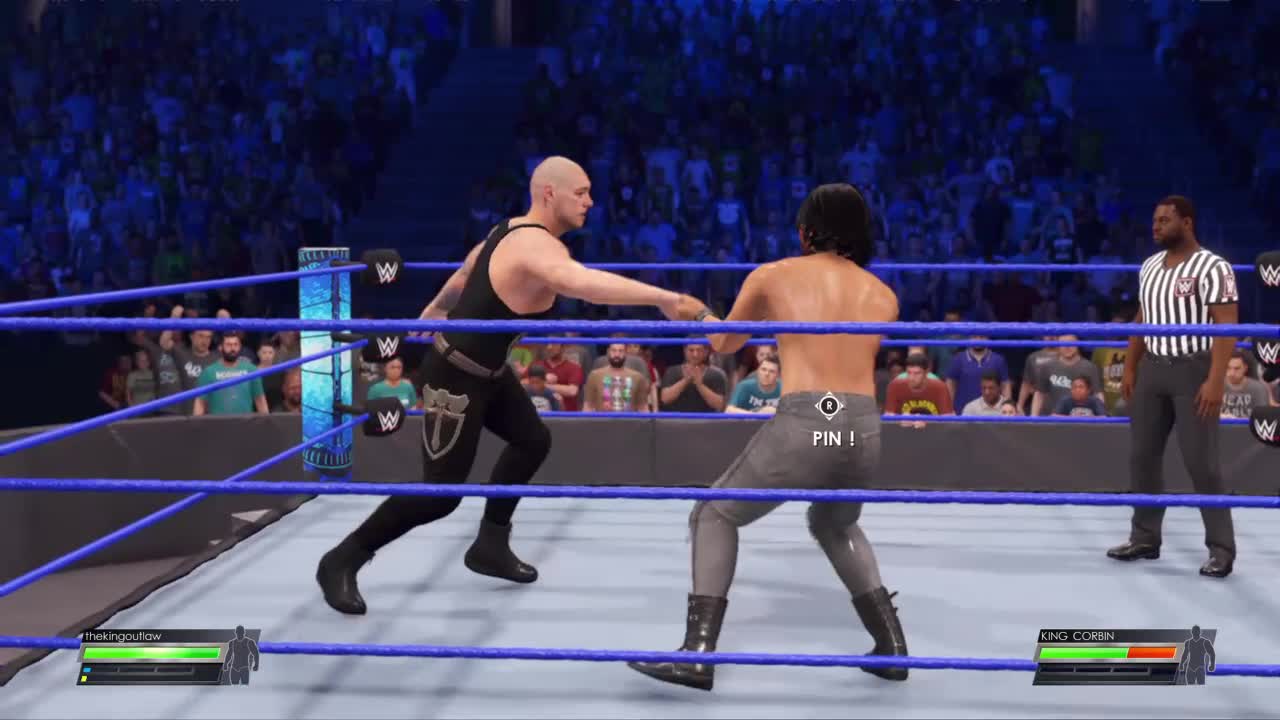 wwe 2k22 myrise 192, Vs Happy Corbin