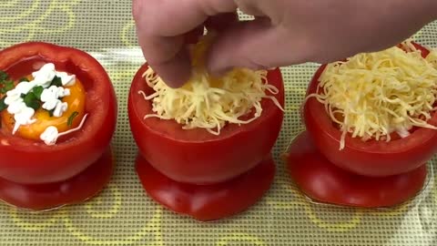 Just put egg in Tomato and will be amazed!