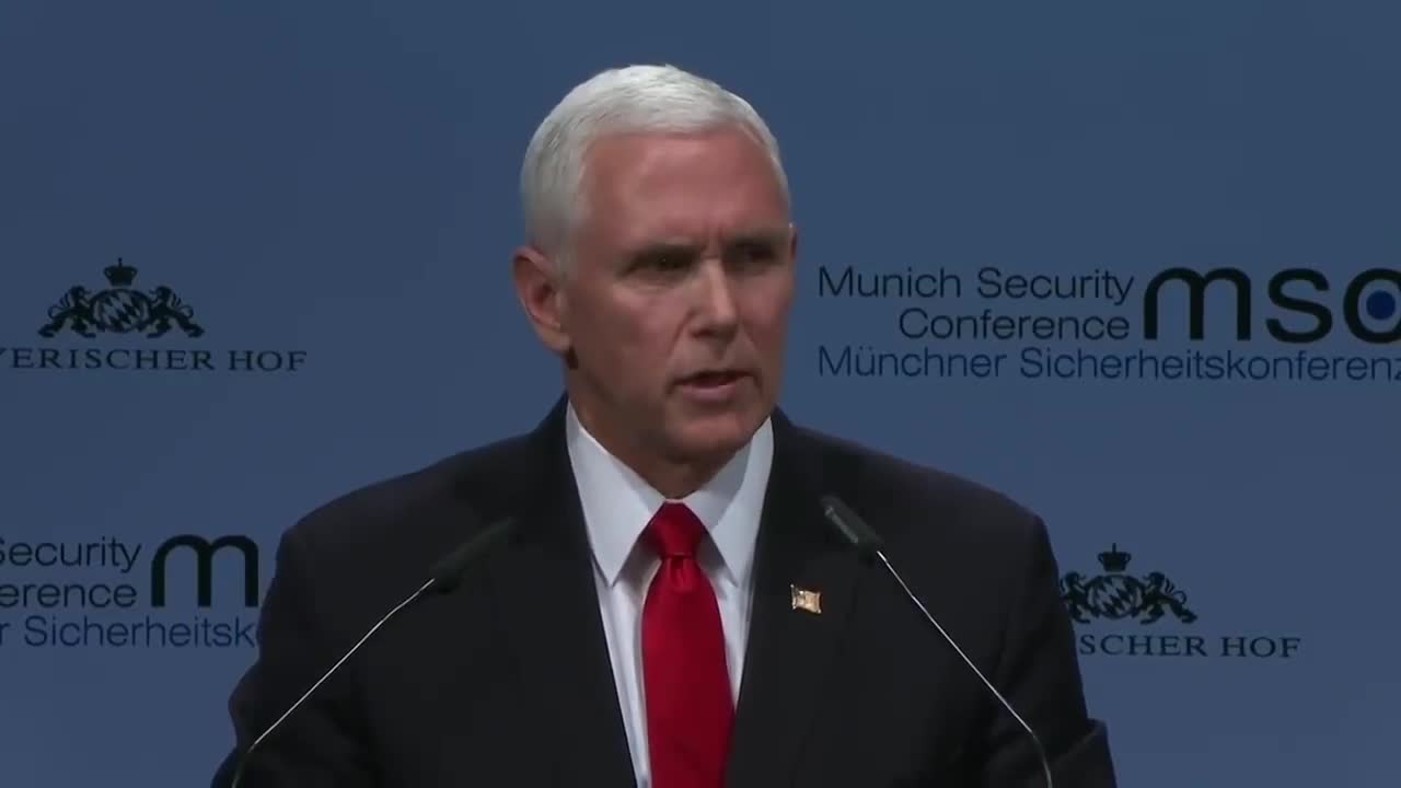 Mike Pence slams world leaders for enabling Iran