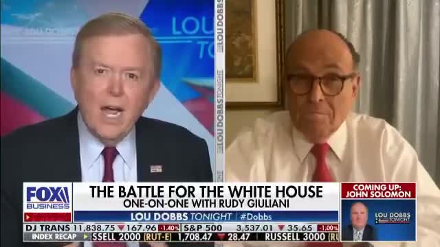 Lou Dobbs interview with Rudy Giuliani 11/12/2020