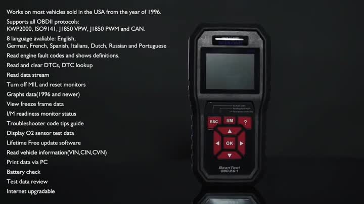 SEEKONE OBD2 Scanner Professional Car OBD II Scanner Auto Diagnostic Fault Code Reader Automotive
