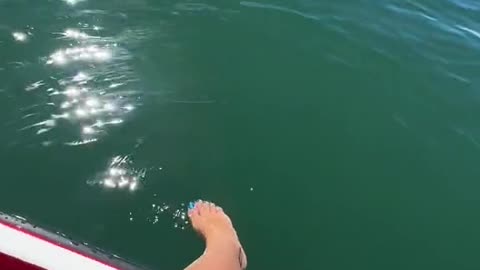 You're alone at sea on your jet ski