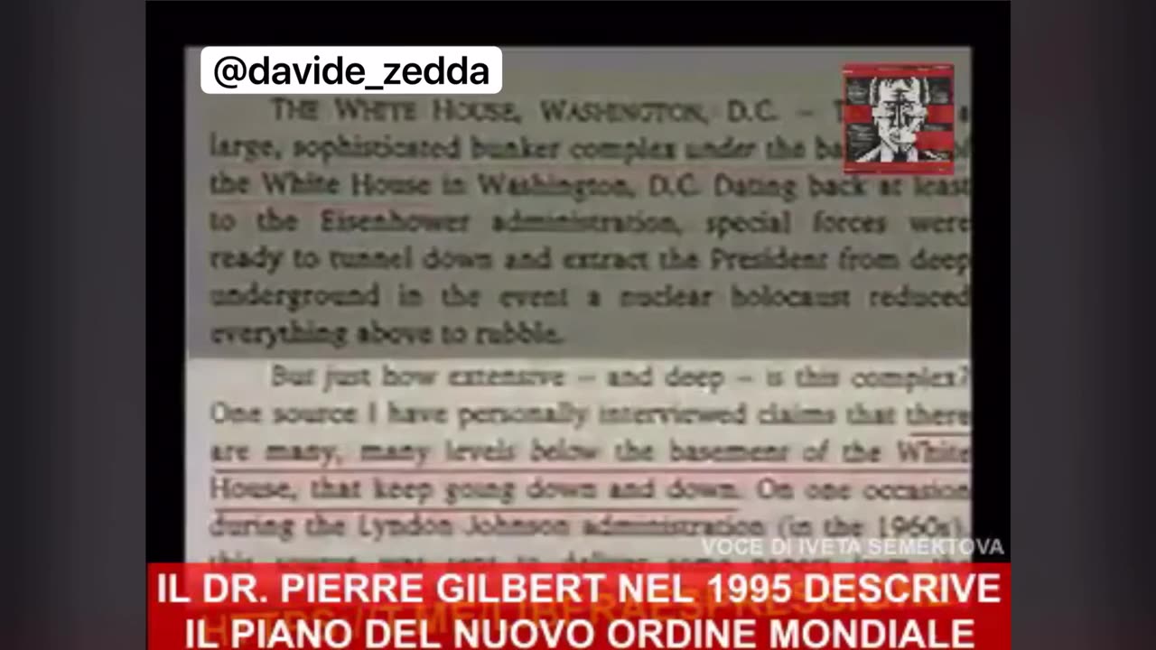 Pierre Gilbert il Sionista che ci spiega cosa c'è nei vaccini covID 19 e la loro funzione.