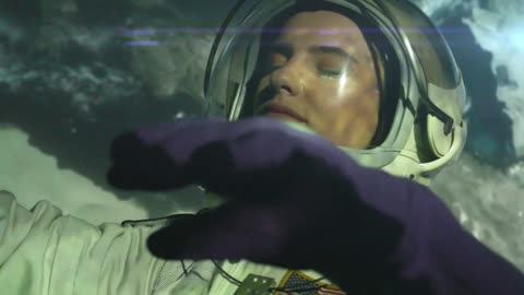 An Astronaut in the Space