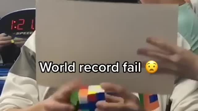 He was so close to the world record
