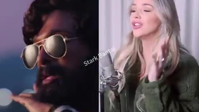 Shrivalli song in Hindi Vs Englsih