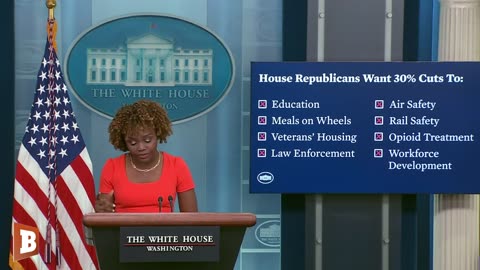 White House Press Secretary Karine Jean-Pierre briefing reporters & taking questions...