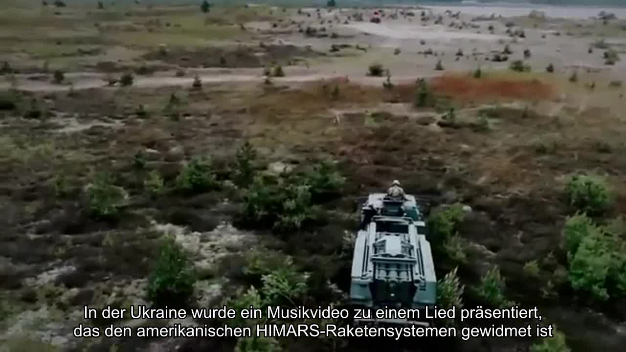 In der Ukraine wurde ein Musikvideo zu einem Lied präsentiert, das den amerikanischen HIMARS-Rakete